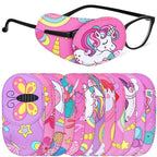 Newcotte 12 Pcs Eye Patch for Kids Girls Boys Reusable Eye Patch for Glasses over the Lens Colorful Eye Patch Toddler Eye Patch Adorable Kids Eye Patches Assorted Eye Patch Cover (Cute)