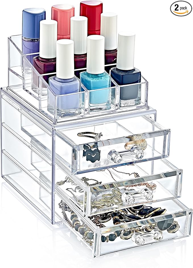 Boxup Makeup Organizer 3 Drawers,Makeup Organizers