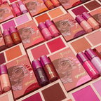 Juvia's Place Blushed Liquid Blush BarbieRose - Dewy Tint Cheeks Makeup Glow Pigment Effortless Beauty Long Lasting Cosmetics Soft Creamy Natural Buildable All Skin Color Light Flawless Finish Blend