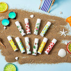 50 Pcs Summer Lip Balm Bulk Moisturizing Lip Balm Jasmine Flavor Lip Balms Cream Tropical Hawaiian Beach Luau Party Lip Care Product for Stocking Stuffers Beauty Gifts Women Men