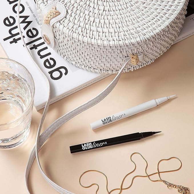 KISS Clear Lash GLUEliner, Felt-Tip Eyelash Adhesive, Clear Matte Finish, Foolproof Application, Easy Touch-Up, 0.02 Oz. 0.02 Fl Oz (Pack of 1)