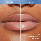 COVERGIRL Clean Fresh Yummy Plumper Lip Gloss, 760 Snow Place Like Home, Shiny, Vegan Formula, Easy to Apply, Minty Flavor, 0.33oz