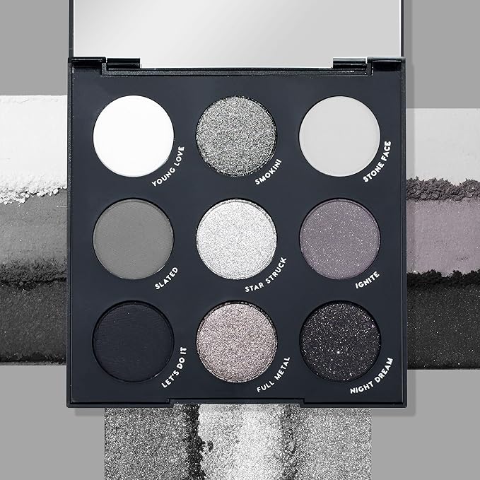 ColourPop Blowin' Smoke Eyeshadow Palette - Silver Eyeshadow 3 oz