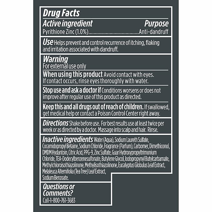 DOVE MEN + CARE 2 in 1 Shampoo and Conditioner Dandruff Defense 4 Count 20.4 oz