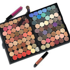 The Adept Palette in Singularity Black - Double Sided Magnetic Empty Palette with Divider, Holds Over 100 Single Round Standard Sized Eyeshadow Pans, Hardshell Case