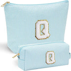 Yoolife initial makeup bag for