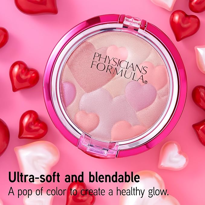 Physicians Formula Blush Happy Booster Glow & Mood Boosting Face Blush Makeup Powder - Natural