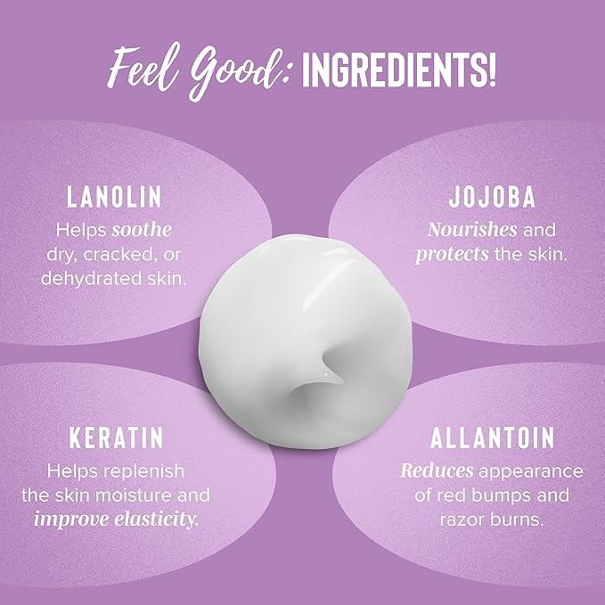 Coochy Intimate Shaving Cream for Women Sensitive Skin, Shave Conditioner & Moisturizer for Face & Body, Shave Cream, Anti-Bump, Floral Haze, 32 oz