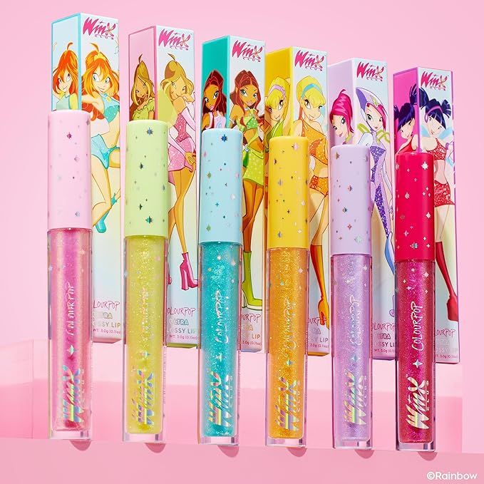 ColourPop Winx Club Ultra Glossy Lip Gloss - Hydrating Pink Lip Gloss for Juicy, Fuller-Looking Lips - Formulated with Jojoba Oil to Moisturize & Nourish - Musa (0.11 oz)