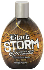 Millenium Tanning - Black Storm Premium Tanning Lotion, 60x Auto-Darkening Tan Technology Extreme Silicone Bronzer - 13.5 Ounce