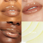 ColourPop Winx Club Ultra Glossy Lip Gloss - Hydrating Gold Lip Gloss for Juicy, Fuller-Looking Lips - Formulated with Jojoba Oil to Moisturize & Nourish - Flora (0.11 oz)