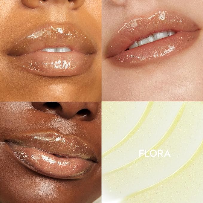 ColourPop Winx Club Ultra Glossy Lip Gloss - Hydrating Gold Lip Gloss for Juicy, Fuller-Looking Lips - Formulated with Jojoba Oil to Moisturize & Nourish - Flora (0.11 oz)