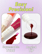 LIP My Tint Pack - Korean Lip Stain Peel Off Pack | Kiss-Proof Korean Lip Tint Long Lasting Lip Stain Marker | Waterproof Lip Stain Peel Off Lipstick (01. Soft Pink, 0.50 Fl Oz)