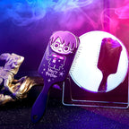 Official Harry Potter Hair Brush, Detangler for Girls, Gifts for Fans (Black)