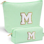 Yoolife initial makeup bag for