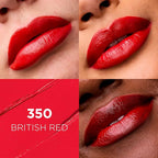 L’Oréal Paris Colour Riche Original Creamy, Hydrating Satin Lipstick with Argan Oil and Vitamin E, British Red , 1 Count