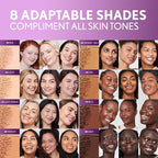 Covergirl Simply Ageless Skin Perfector Essence Foundation, 50 Medium-Tan, Tinted Skin Perfector, Skincare Makeup Hybrid, Sheer Tint, Radiant Finish, Skin-Like Finish, Vegan Formula, 1.0oz
