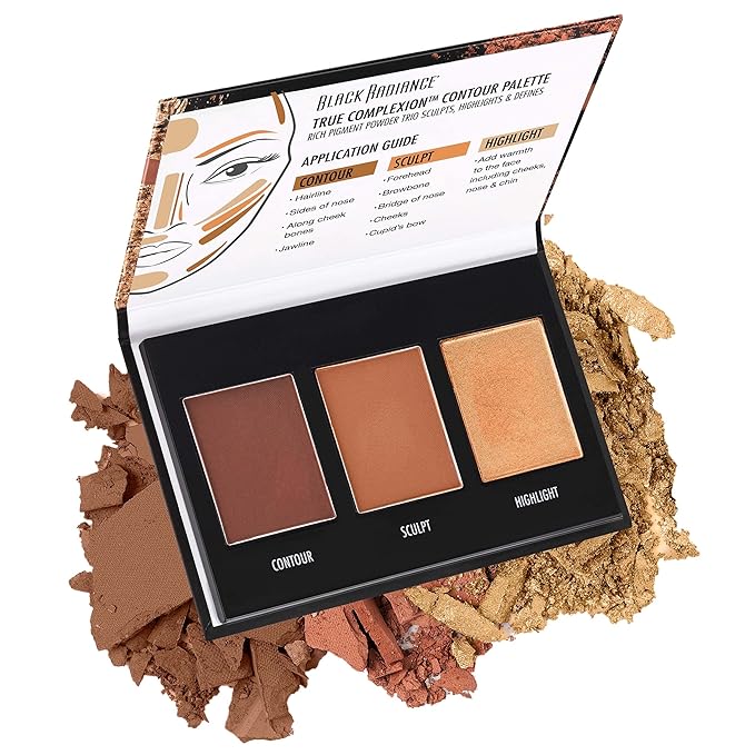 Black Radiance True Complexion Contour Palette, Medium to