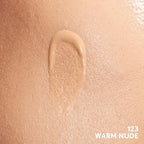 COVERGIRL Clean Invisible Foundation Makeup, Dewy & Glowy Natural Finish, Buildable Coverage, Skin-Like Smooth Look, Vegan, Warm Nude, 1oz