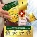 SWISSÖKOLAB Under Eye Patches For Puffy Eyes 24k Gold Eye Mask Dark Circles And Puffiness Collagen Eye Gel Pads Moisturizing & Reducing Wrinkles Anti-Aging Hyaluronic Acid (24K Gold Eye Mask)