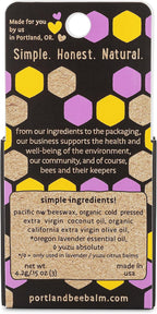 Portland Bee Balm All Natural Handmade Lavender