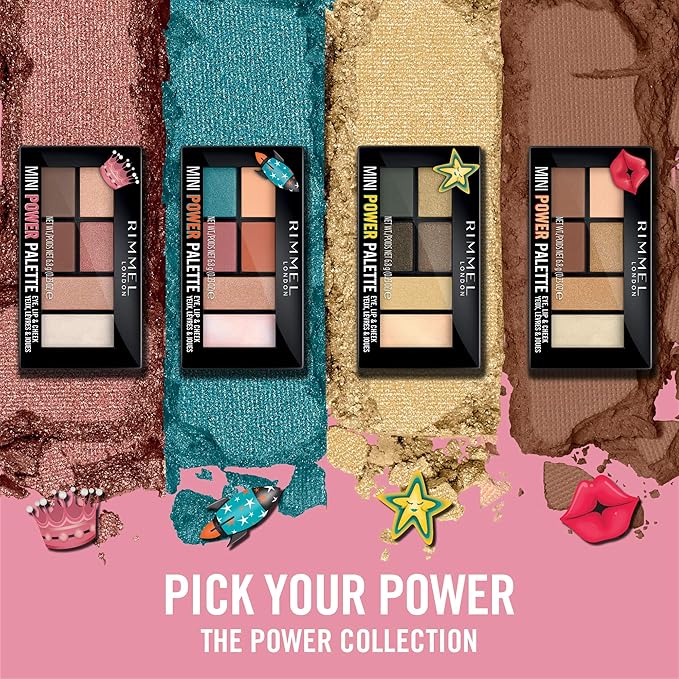 Rimmel Mini Power Palette Eye, Lip & Cheek