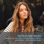 KEVIN.MURPHY REPAIR-ME.WASH - Moisturising Hair Repair Shampoo - Hydrating Frizz Control Shampoo - Sulphate & Paraben Free Hair Care - 250 ml / 8.4 fl oz