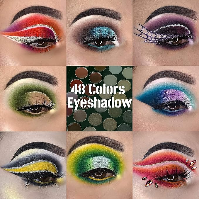 BONNIE CHOICE All in One Makeup Kit for Women Full Kit, Valentines Day Gifts Makeup Set, Include 48 Eyeshadow, 18 Lip Gloss, 3 Blusher, 6 Concealer, 3 Contour Powder, 4 Brushes, 1 Mirror