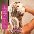 Vitamin B5 Shampoo & Conditioner Bar Set Bundle – Citrus Essential Oils + Argan Oil – Volumizing, Nourishing & Strengthening – Sulfate & Paraben Free – 7.8oz