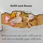 3-in-1 Solid Facial Cleanser, Exfoliator, and Wash-off Mask - Vegan, Cruelty-Free, Plastic-Free, Travel-Friendly, 1 Month Supply (60 Crushable Tablets) in Tin (Brightening Beans in Tin)