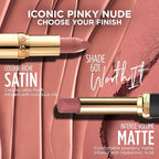 L'Oreal Paris Colour Riche Satin Lipstick for Moisturized Lips,Lip Makeup with Argan Oil and Vitamin E,Worth It,0.13 Oz