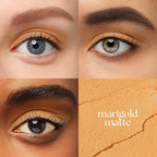 Julep Eyeshadow 101 Cream-to-Powder Waterproof Shadow Stick – Marigold Matte – Long-Lasting, Crease-Proof, Warm Golden Undertones Matte Cream Eyeshadow with Built-in Smudger