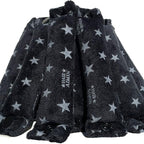 Aimin Hair Heatless Hair Curlers No Heat, Heatless Curls Overnight Blowout Rods, No Heat Hair Curlers To Sleep In, Soft Flexi Rods For Long Hair, Thick Curling Rod Styling Tools(20pcs star black)