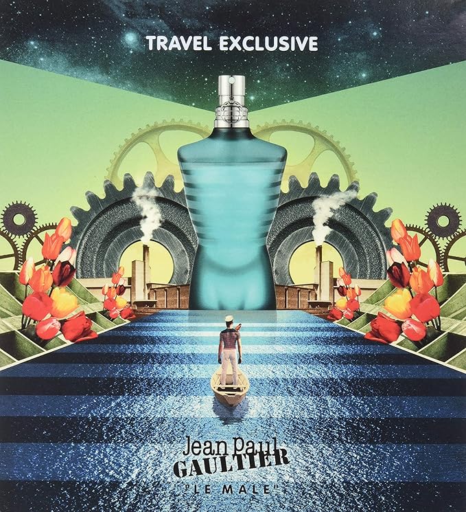 Jean Paul Gaultier Le Male 2 pc Set 4.2 EDTS, 2.5 SG