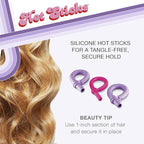 Conair Silicone Hot Rollers for Long, Medium, and All Hair - Hair Curler - No Hair Roller Clips Needed