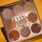 ColourPop Eyeshadow Palette - Eye Makeup Palette with Matte, Metallic, Matte Sparkle & Glitter Finishes - High-Pigment Eye Makeup with a Long-Wearing Formula - Feelin' Toasty (0.3 oz)