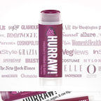 Hurraw! Raspberry Tinted Lip Balm, 2 Palm