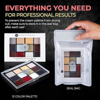 12-Color Death FX Cream Palette, Professional Quick Drying
