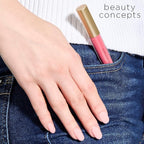 Beauty Concepts Lip Gloss Collection – Shimmering, Glossy Lip Makeup Set for a Radiant Finish, Pink