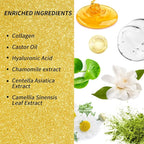 Eye Gel Pads - 24 Pairs Golden Under Eye Patches with Collagen & Hyaluronic Acid, Anti-Aging Eye Mask for Puffiness, Dark Circles & Wrinkles, Relieve, Refreshing & Revitalize Skin