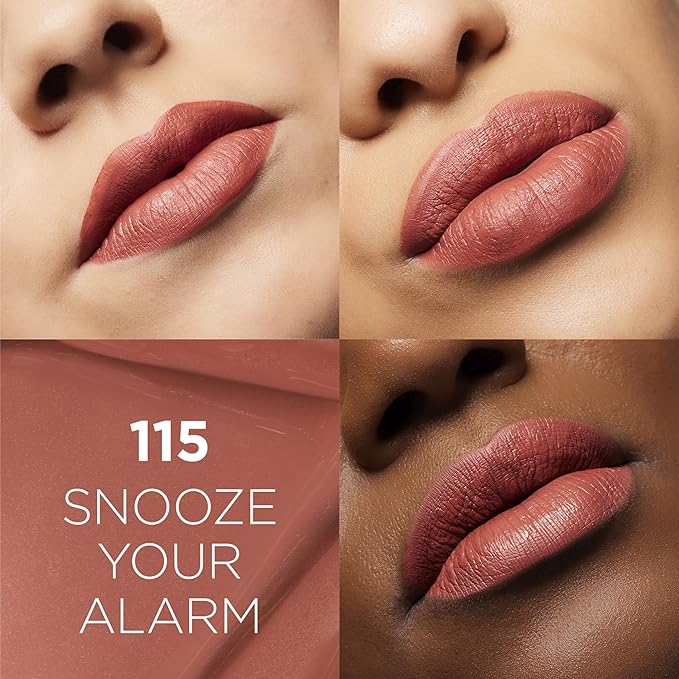 L'Oreal Paris Infallible Matte Resistance Liquid Lipstick, up to 16 Hour Wear, Snooze Your Alarm 115, 0.16 Fl Oz