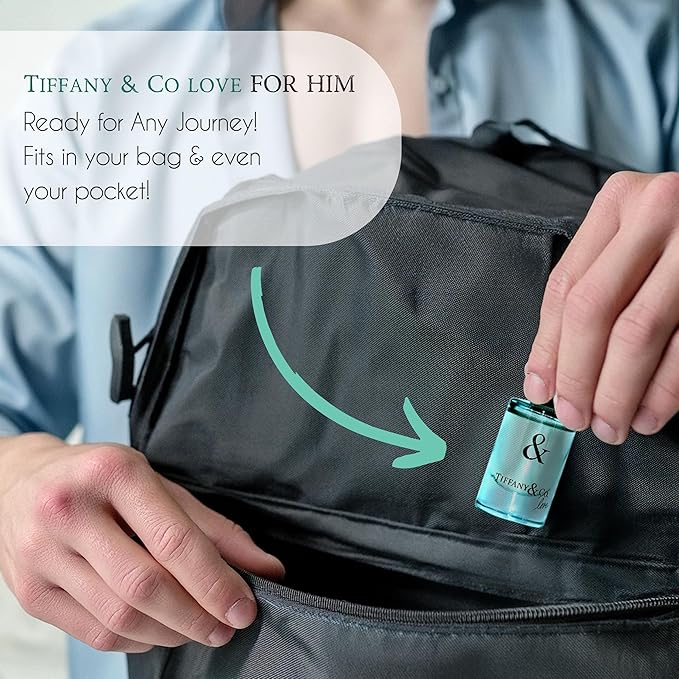 Tiffany & Co. Love for Him Eau De Toilette Mini Perfume Splash for Men .16 Fl Oz