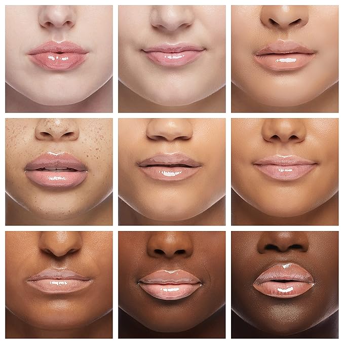 wet n wild MegaSlicks Lip Gloss, Ultra-Glossy, Vitamin-E Enriched, Ultra-Gloss High Shine Moisturizing, Cruelty-Free & Vegan - Crystal Clear(Carded)