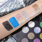 UCANBE Glitter Eyeshadow Makeup Palette - 12 Face