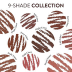 Mented Cosmetics Lip Liner for Women, Dark Brown Lipliner Lip Pencil, Waterproof Lipliner, Vegan + Cruelty Free Makeup, Foxy