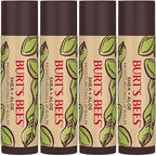 Burt's Bees Lip Balm Mothers Day Gifts for Mom - Shea and Aloe Lip Moisturizer With Responsibly Sourced Beeswax, Tint-Free, Natural Origin Conditioning Lip Treatment, 4 Tubes, 0.15 oz.