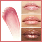 Maybelline Lifter Gloss, Hydrating Lip Gloss with Hyaluronic Acid, High Shine for Plumper Looking Lips, Brass, Pink Neutral, 0.18 Ounce