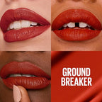 Maybelline Super Stay Matte Ink Liquid Lipstick Makeup, Long Lasting High Impact Color, Up to 16H Wear, Ground-Breaker, Maple Leaf Red, 1 Count, Packaging May Vary