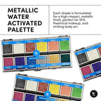 Metallic 12-Color Palette - Luxurious Water-Activated Makeup
