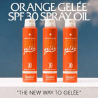 Vacation Orange Gelée SPF 30 Sunscreen Spray Oil & Air Freshener Bundle, Tanning Oil with SPF, Suntan Lotion Spray, Transparent on All Skin Tones, Dermatologist-Tested, Vegan, 5 Fl. Oz.